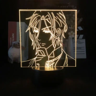 3D Night Light Black Butler Sebastian Michaelis Japanese Anime for Bedroom Decor Cute Birthday Color Gift - Black Butler Merch
