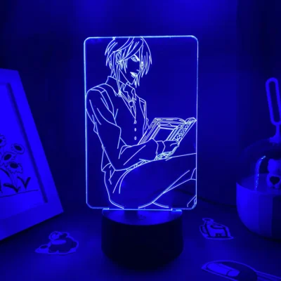 Anime Black Butler Figure 3D Led Night Lights Christma Gifts For Friend Bedroom Bedside Table Decor - Black Butler Merch