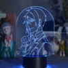 Anime Light Black Butler Figurine Sebastian Michaelis for Bedroom Decoration Colorful Nightlight Anime Gift 3d Lamp 1 - Black Butler Merch