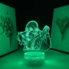 Black Butler Anime Figure LED Night Light for Bedroom Decoration Colorful Nightlight Manga Gift 3D Table 3 - Black Butler Merch