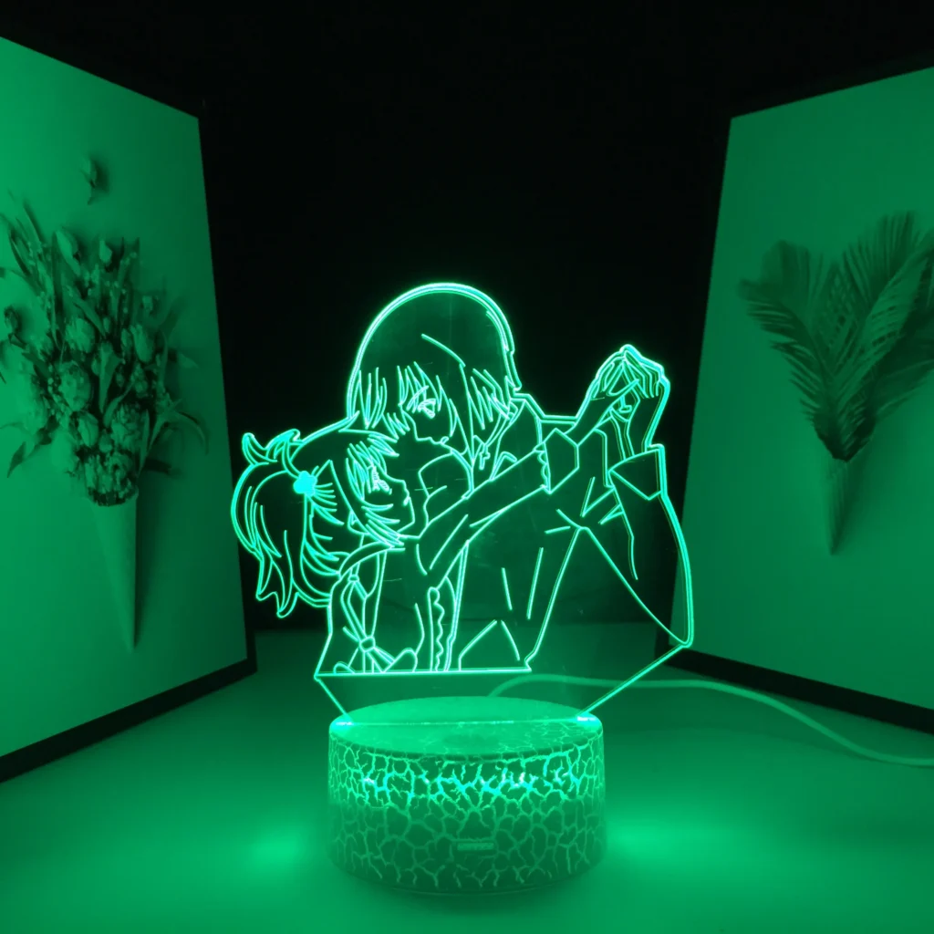 Black Butler Anime Figure LED Night Light for Bedroom Decoration Colorful Nightlight Manga Gift 3D Table 3 - Black Butler Merch