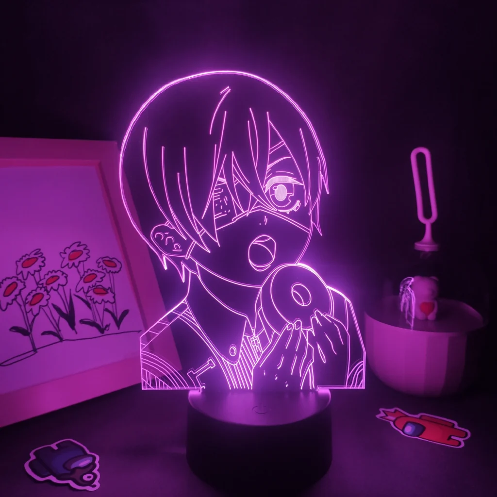 Black Butler Anime Figure Protagonist Ciel Phantomhive 3D Lamps Led Night Lights Manga Gift RGB Bedroom scaled - Black Butler Merch