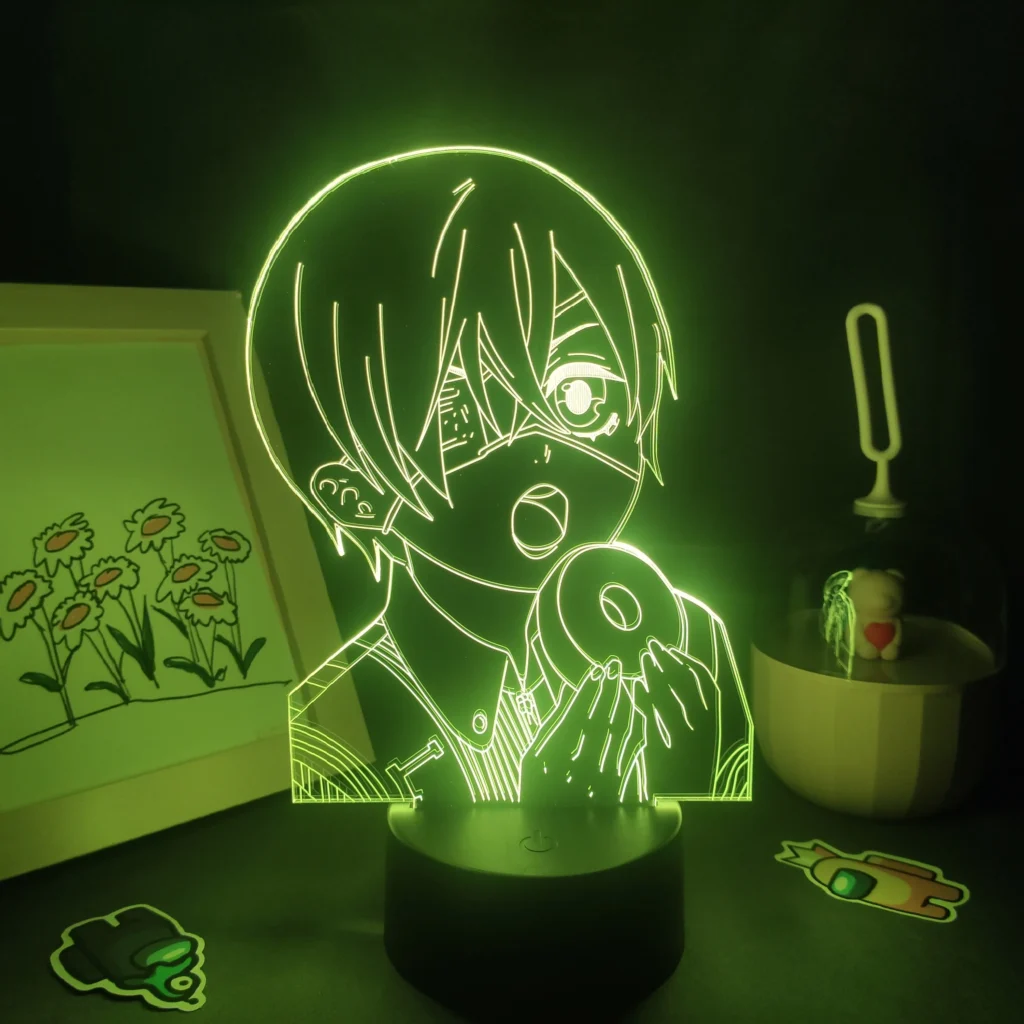 Black Butler Anime Figure Protagonist Ciel Phantomhive 3D Lamps Led Night Lights Manga Gift RGB Bedroom 2 scaled - Black Butler Merch