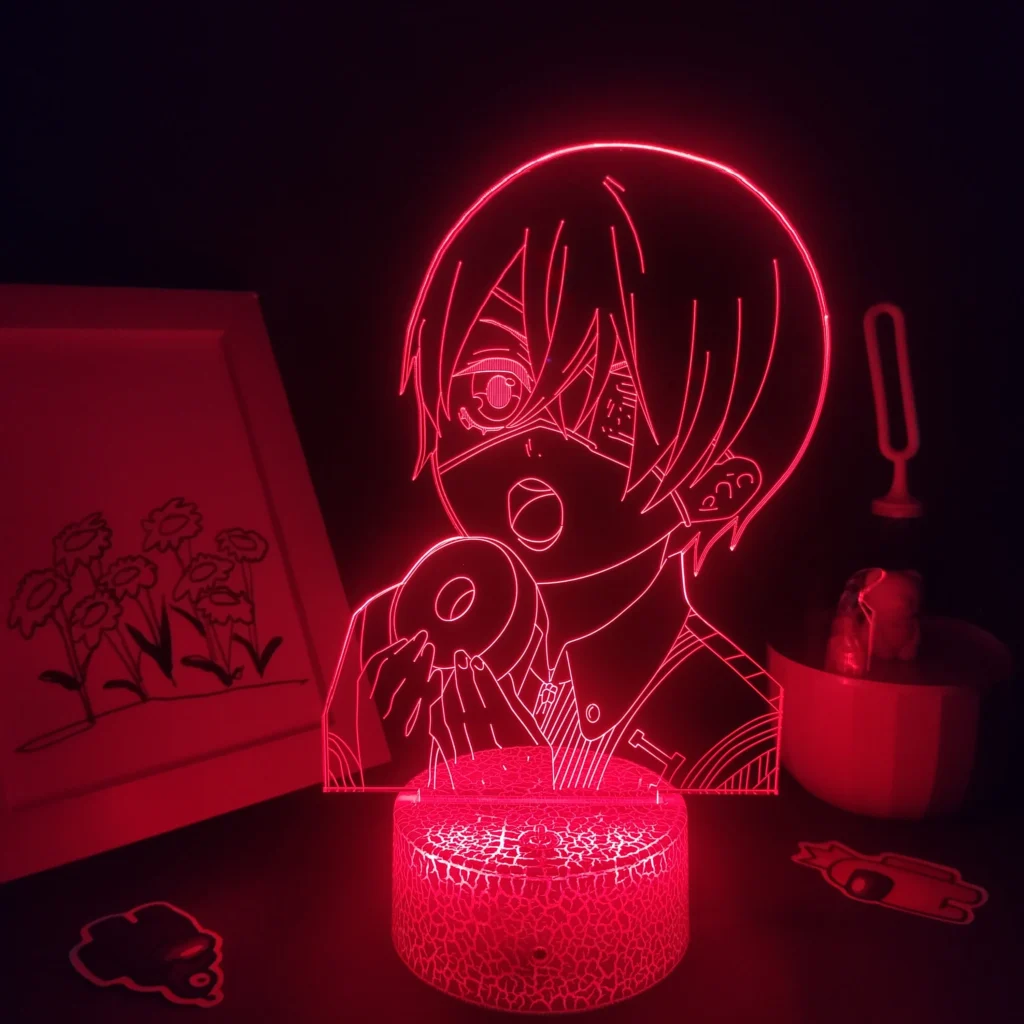 Black Butler Anime Figure Protagonist Ciel Phantomhive 3D Lamps Led Night Lights Manga Gift RGB Bedroom 3 scaled - Black Butler Merch