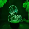 Ciel Phantomhive LED Anime Lamp Kawaii Room Decor 3D Hologram Nightlight Child Kids Bedroom Table Decoration 3 - Black Butler Merch