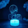 Ciel Phantomhive LED Anime Lamp Kawaii Room Decor 3D Hologram Nightlight Child Kids Bedroom Table Decoration 4 - Black Butler Merch