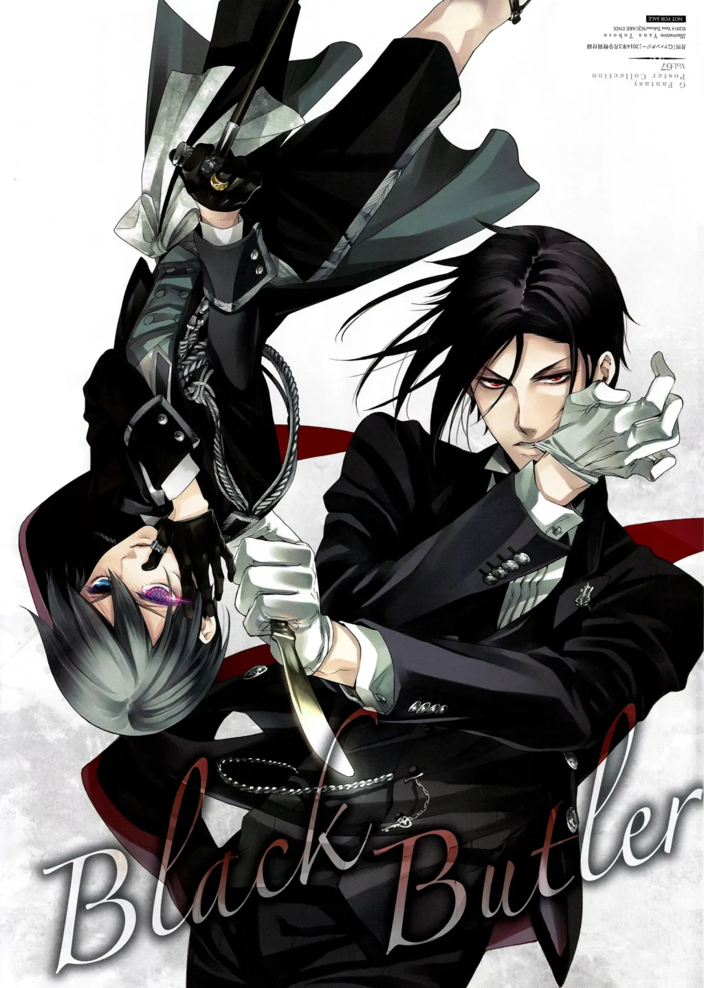 Japanese Anime Black Butler Poster Sebastian Michaelis Canvas Painting Wall Art Pictures Modern Room Home Decor 13 scaled - Black Butler Merch