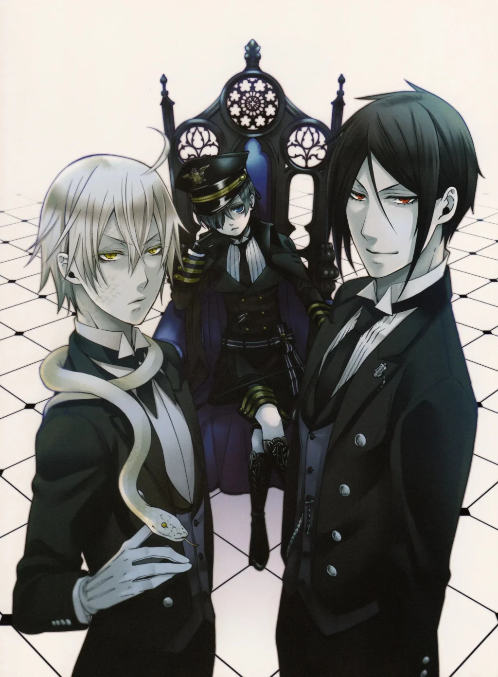 Japanese Anime Black Butler Poster Sebastian Michaelis Canvas Painting Wall Art Pictures Modern Room Home Decor 14 scaled - Black Butler Merch