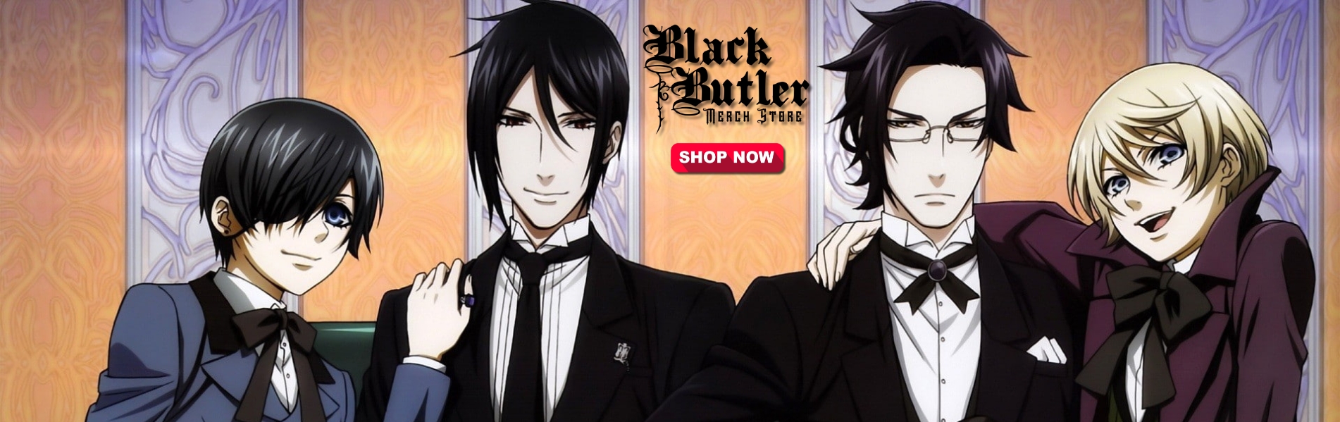 Black Bulter Merch Store Banners - Black Butler Merch