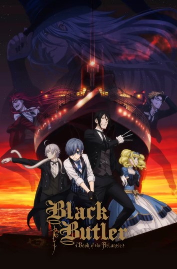 Black Butler Fire Backgorund Poster - Black Butler Merch