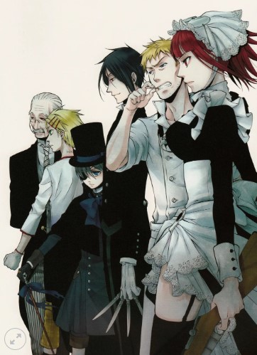 Black Butler Main Characteres Poster - Black Butler Merch